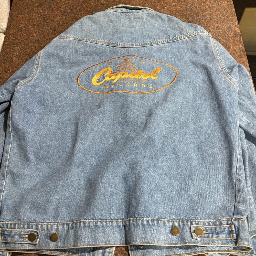 Capitol Records - Sichel Blue Jean Jacket Large Vintage